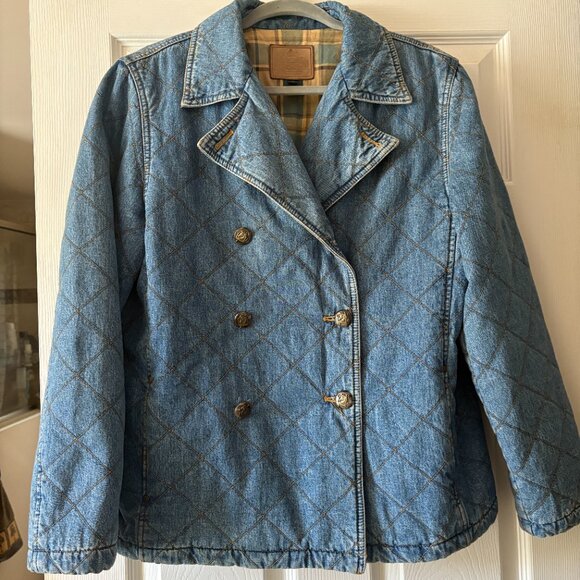 EXCELLENT Pre-Owned Condition! Vintage Lauren Jeans Co. Denim Barn Jacket-Medium - Picture 2 of 10